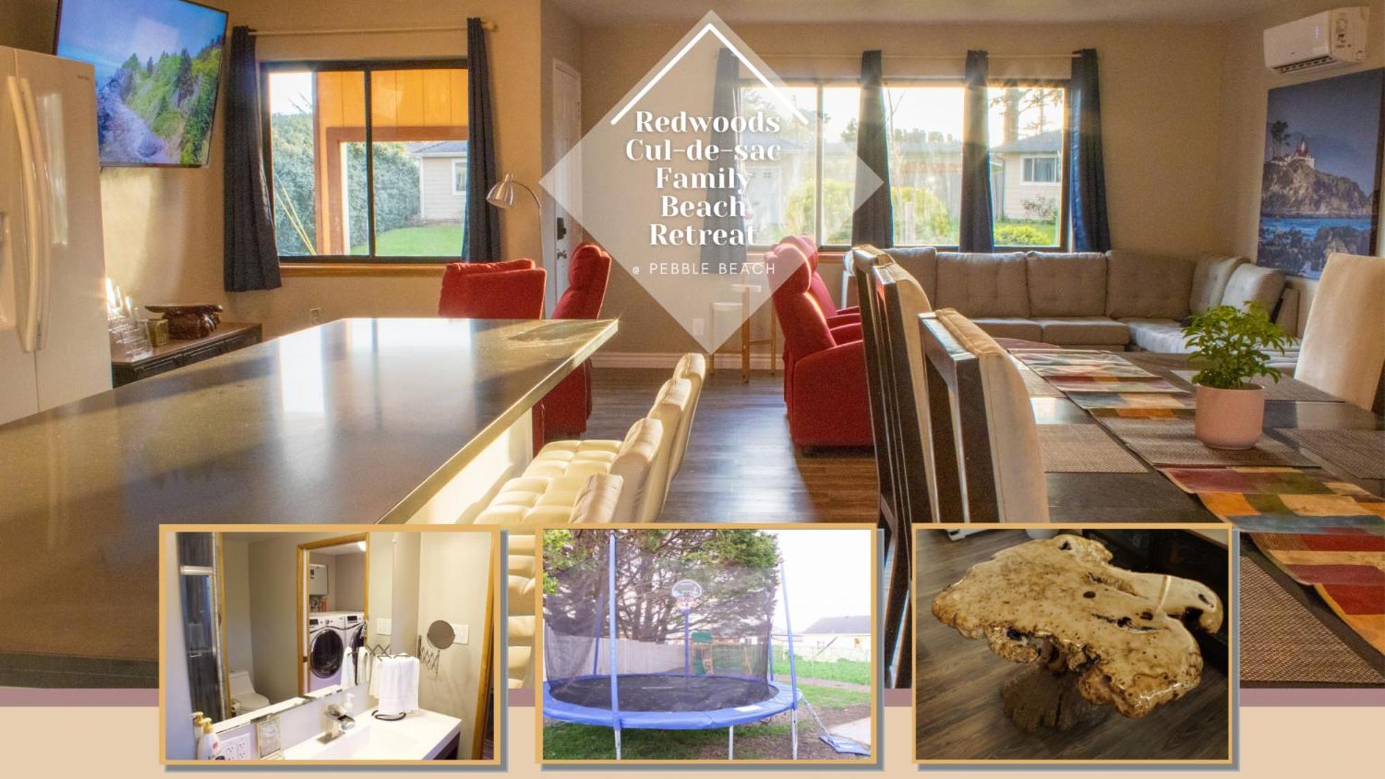 Private Home - Playground, Jumping Mat, Bbq, Darts, Firepit, Gazebo, 4 Smart Tvs, White Cotton Bedding, - The Redwood Cul-De Sac Beach Retreat Crescent City Buitenkant foto